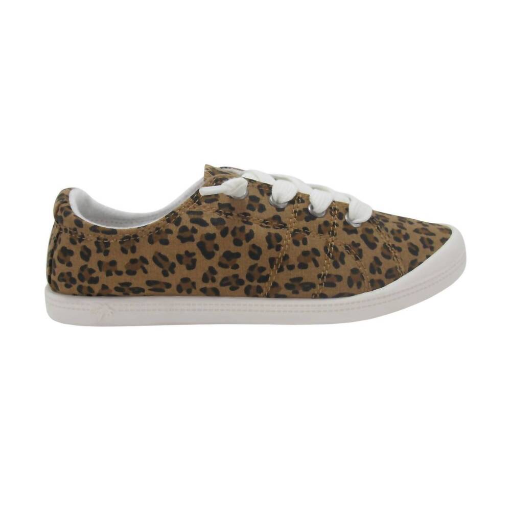 NEW JELLYPOP women's dallas sneakers in dark tan leopard